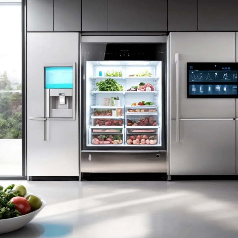 AI冷蔵庫内部ビュー