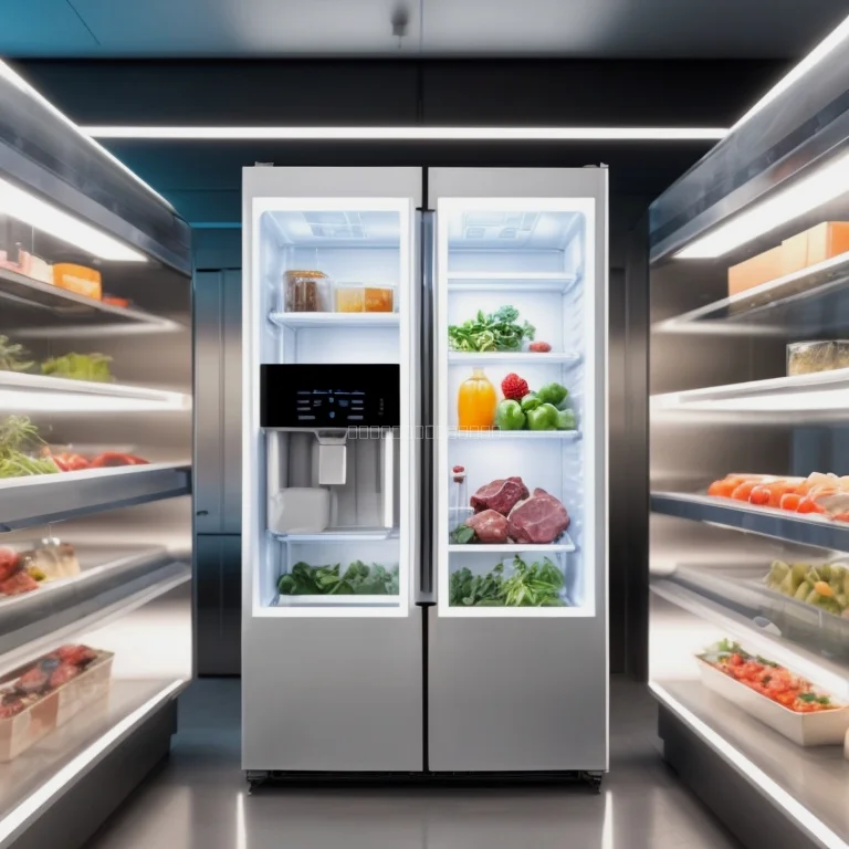 AI冷蔵庫の高性能保存イメージ